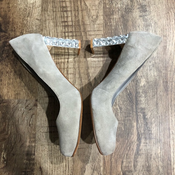 Dune London Diamante Concessions Crystal Suede Hee - Picture 4 of 8